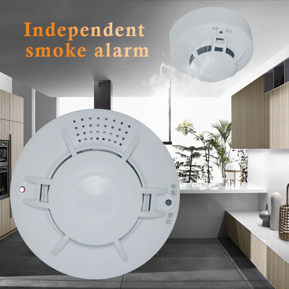 Home Smoke Detector Independent Wireless Alarm Smoke Detector Sensor Security Fire Alarms Equipment Security Sensitive