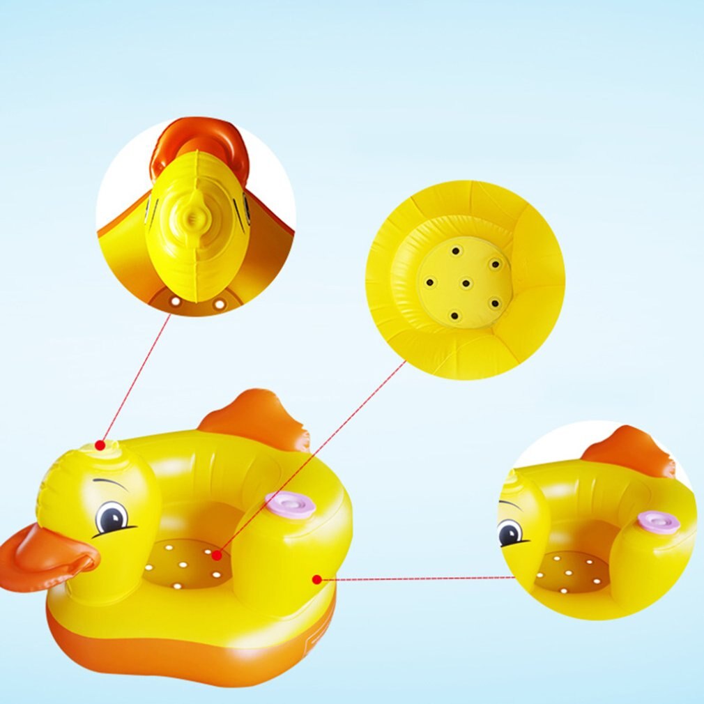 Portable Bath Stool Chirld Learning Desk Baby High Chair Baby Inflatable Animal Sofa Learning Seat Dining Chair