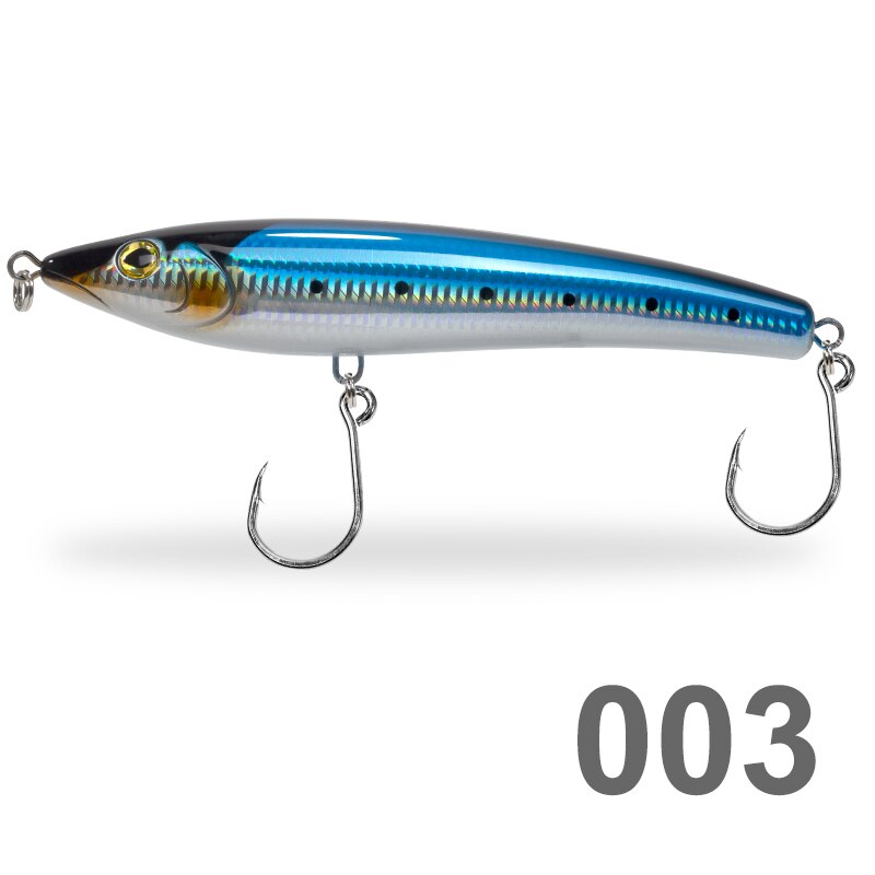 D1 Boat Trolling Lures Topwater Pencil Stickbaits 197mm 93g Wobblers for Fishing Saltwater Bait for Tuna Fishing Accessories: 003