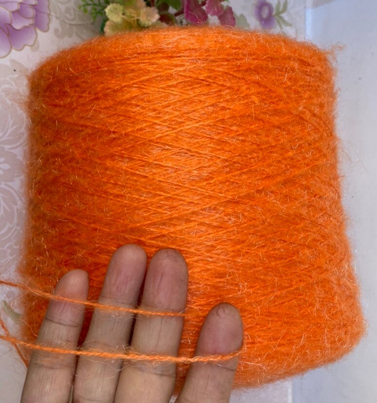 Begrænset 520g super smuk pink blød helse plys mohair garn til strikning baby økologisk akryl vævet hækletråd  x5177: 08