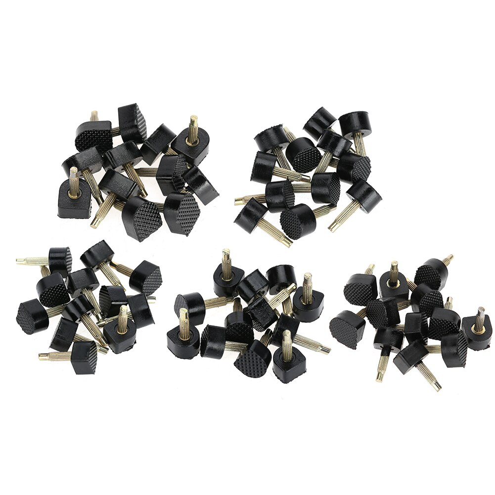 60PCs/set (5 Different Size) High Heel Shoe Repair Tips Taps Dowel Lifts Replacement Lady High Heels Protector Kit
