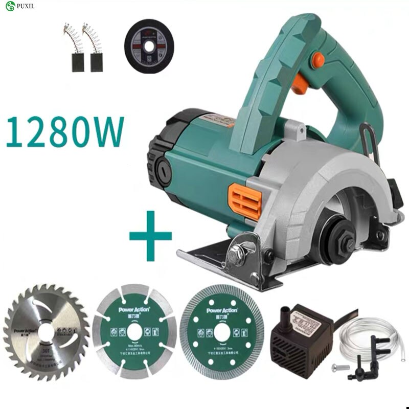 Machine électrique Portable de découpe de marbre, 220 W, 1280 MM, 110 V, pour découper le bois, la pierre, le carrelage, le béton et le métal
