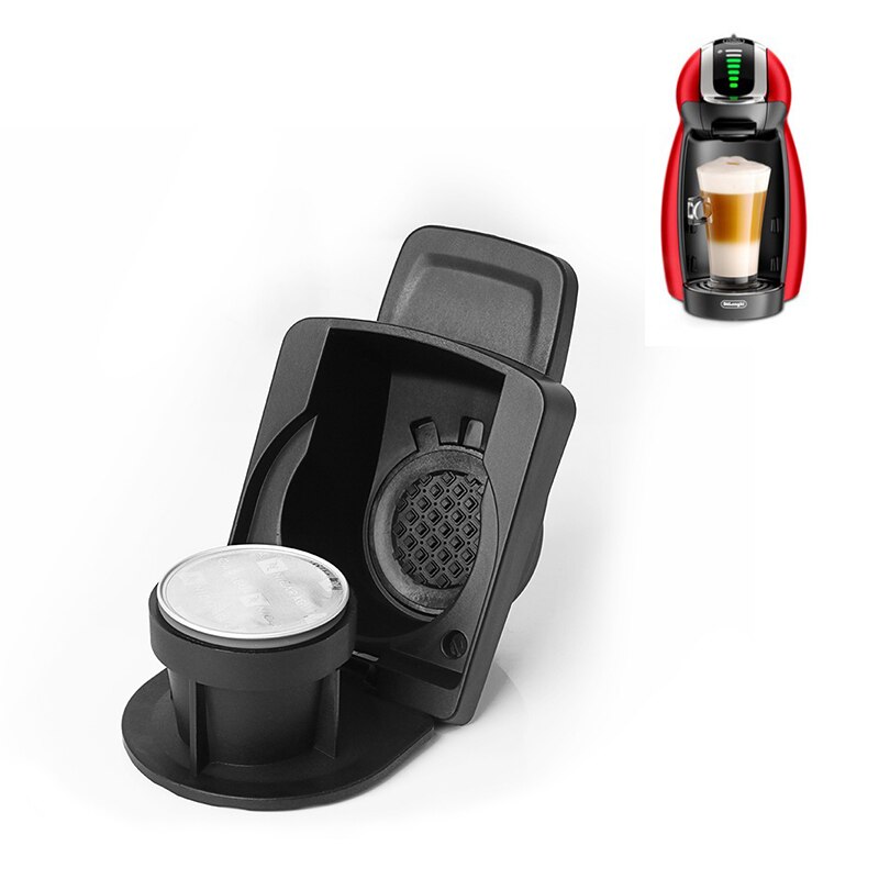 Adaptador de cápsula Nespresso, 1 unidad, Dolce Gusto Original, convertidor reutilizable, Compatible con piezas, respetuoso con el medio ambiente