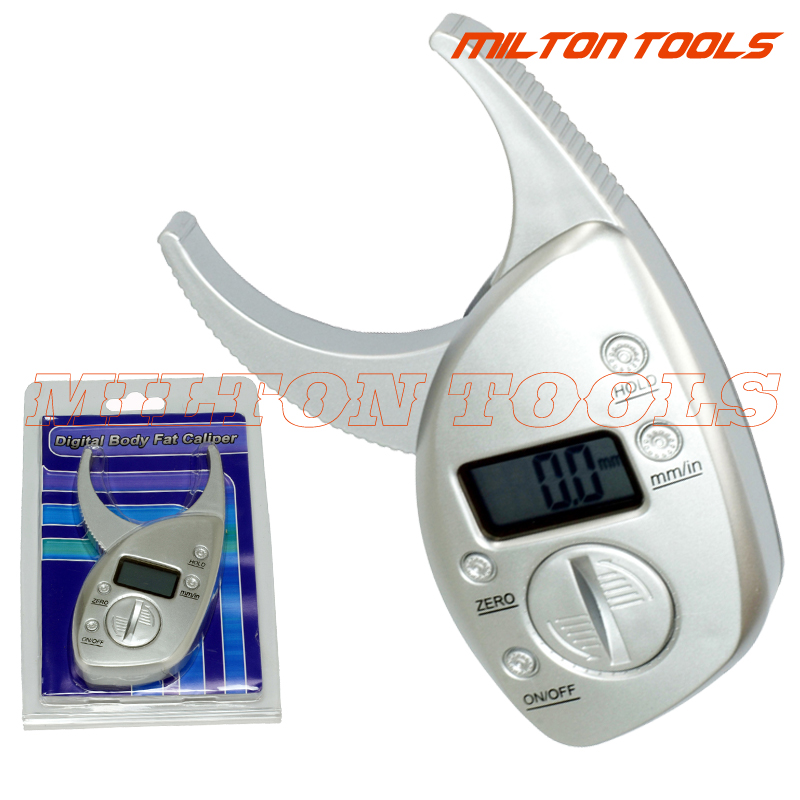 Digital Body Fat Caliper Skin Fold Measurement Fat Thickness Caliper Slim Guide Skinfold Caliper Digital Adipometers