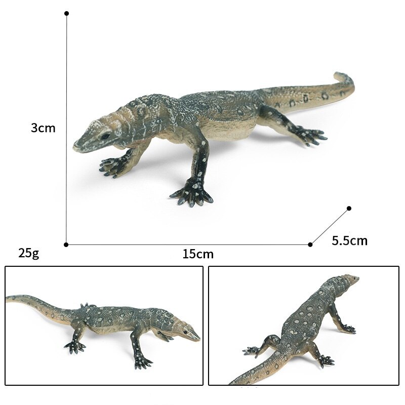 Simulation Animal Model Halloween Decoration Tricky Toy Lizard Cold-Blooded Reptile PVC Animals Action Figures Children's: 11