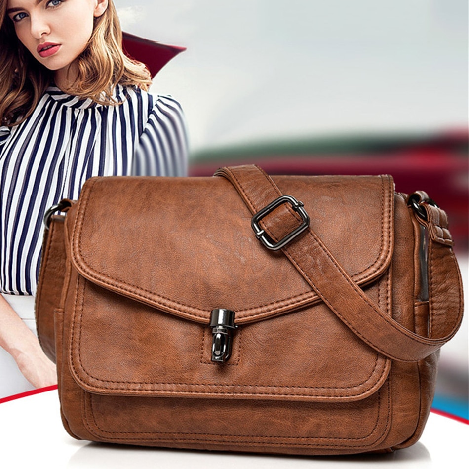 Lederen Portemonnees En Handtassen Vrouwen Schoudertas Luxe Handtassen Vrouwen Tassen Crossbody Tassen Voor Vrouwen