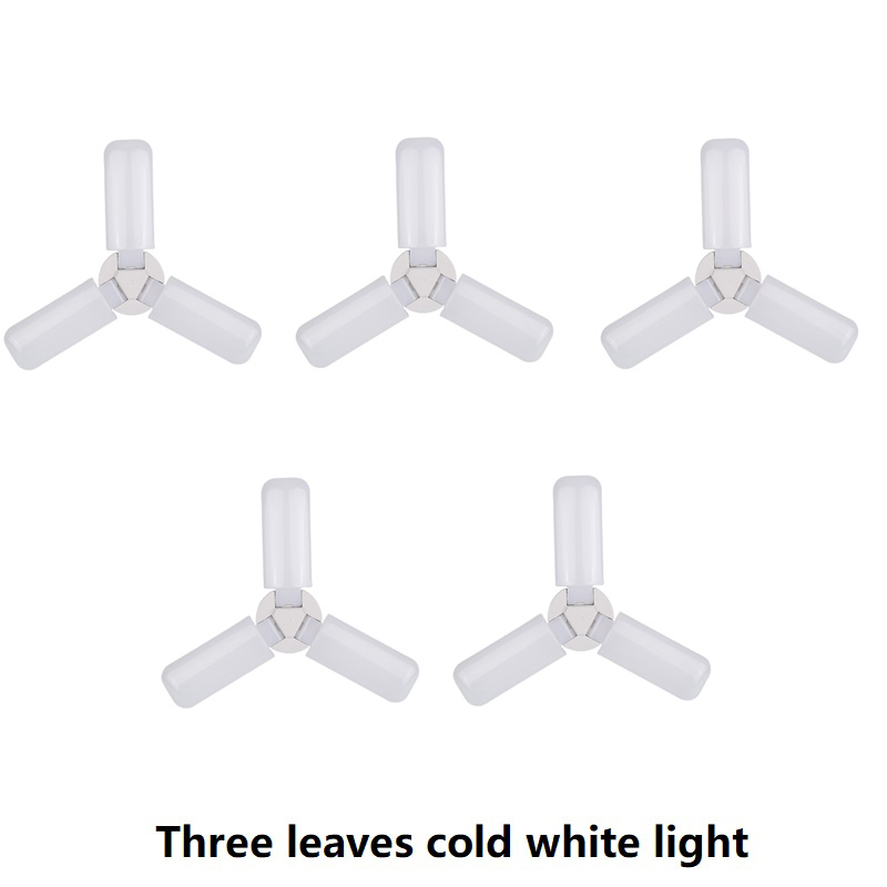 LED Garage Light Folding Lamp 220v Collapsible Light Home Garage Lighting Led Lamp E26 30w 40w Adjustable Panels 6500K 3000K: 5 pcs  01