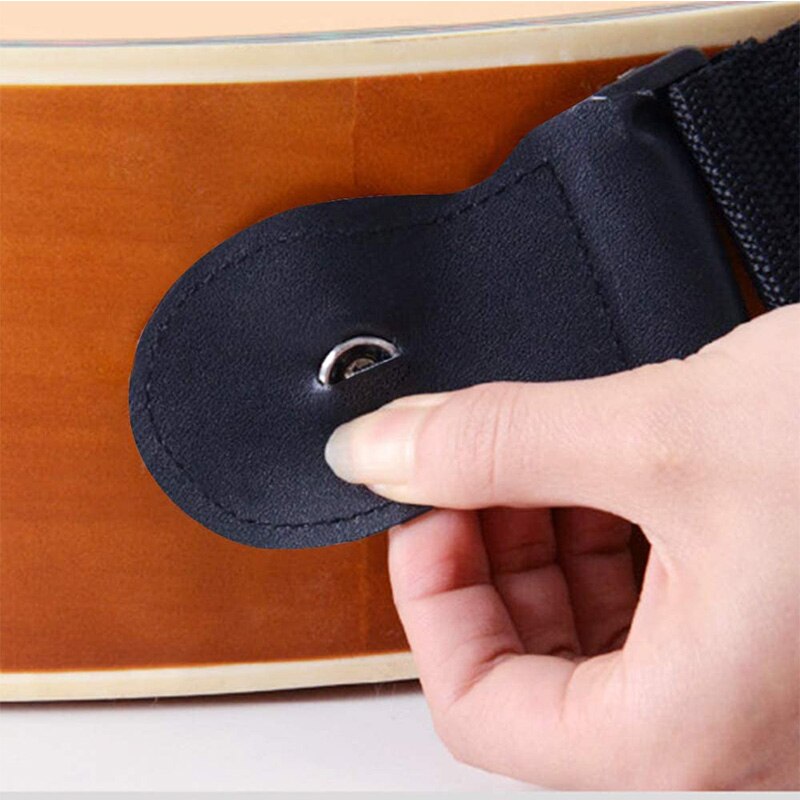 2Stck Gitarre Gurt Schlösser Ende Stifte Schwanz Nagel sperren-Geschmack Heringe Schraube Flach Kopf für Akustische Klassische E-gitarre Bass Ukulele
