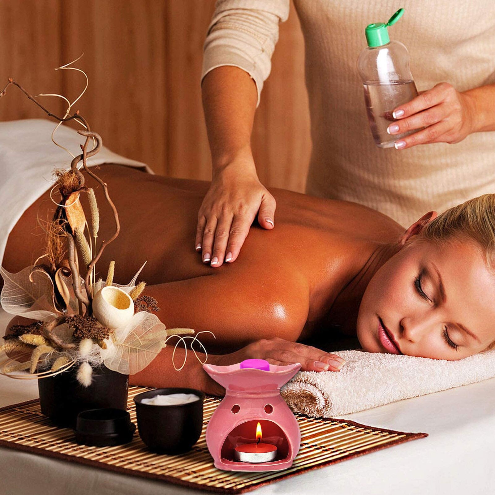 Behogar Wax Melt Molds 6-Cell Round Clear Plastic Clamshells Tray Containers for DIY Candle Handmade Soaps Making Supplies