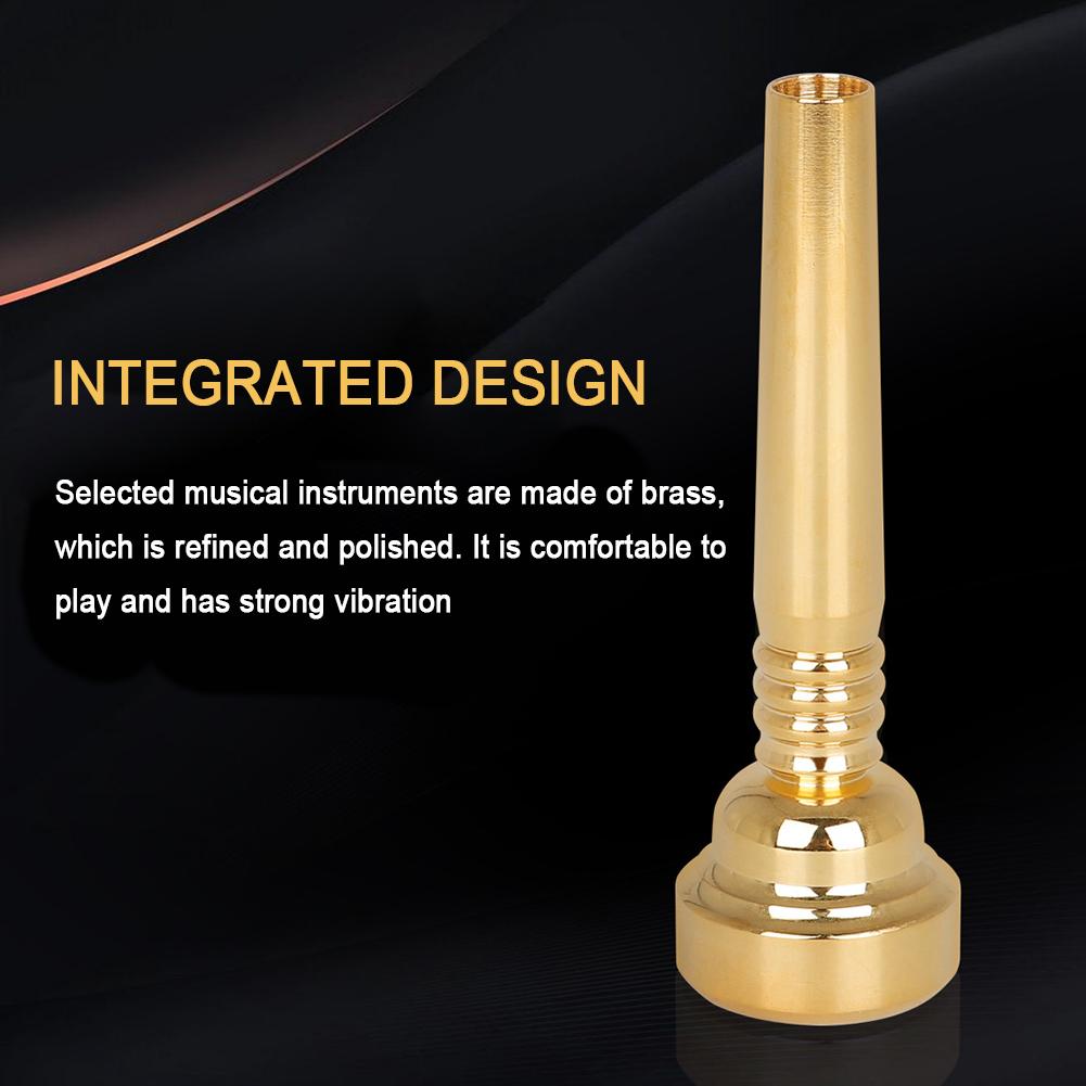 Studententrompet Messing B Platte Bariton Bb Wind Instrument Gouden Lak Oppervlak Met Draagtas Mondstuk Handschoenen Schoonmaak Doek Messing Trompet