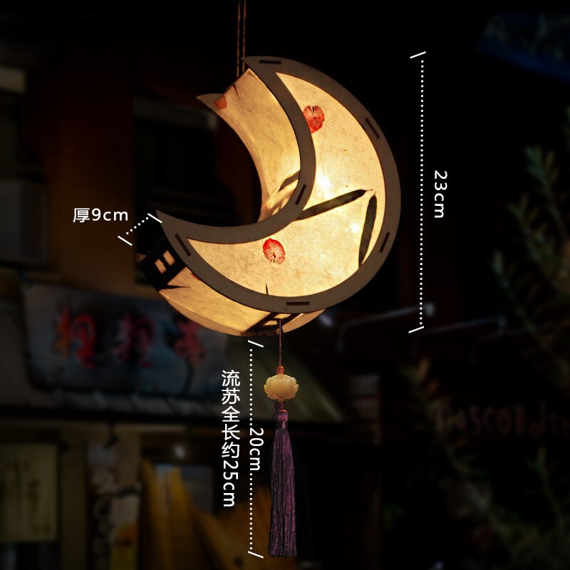 DIY chiński latarnia pałac w stylu Retro przenośny kwiat światła lampy Party świecące latarnie na Mid-Autumn Festival prezent: S