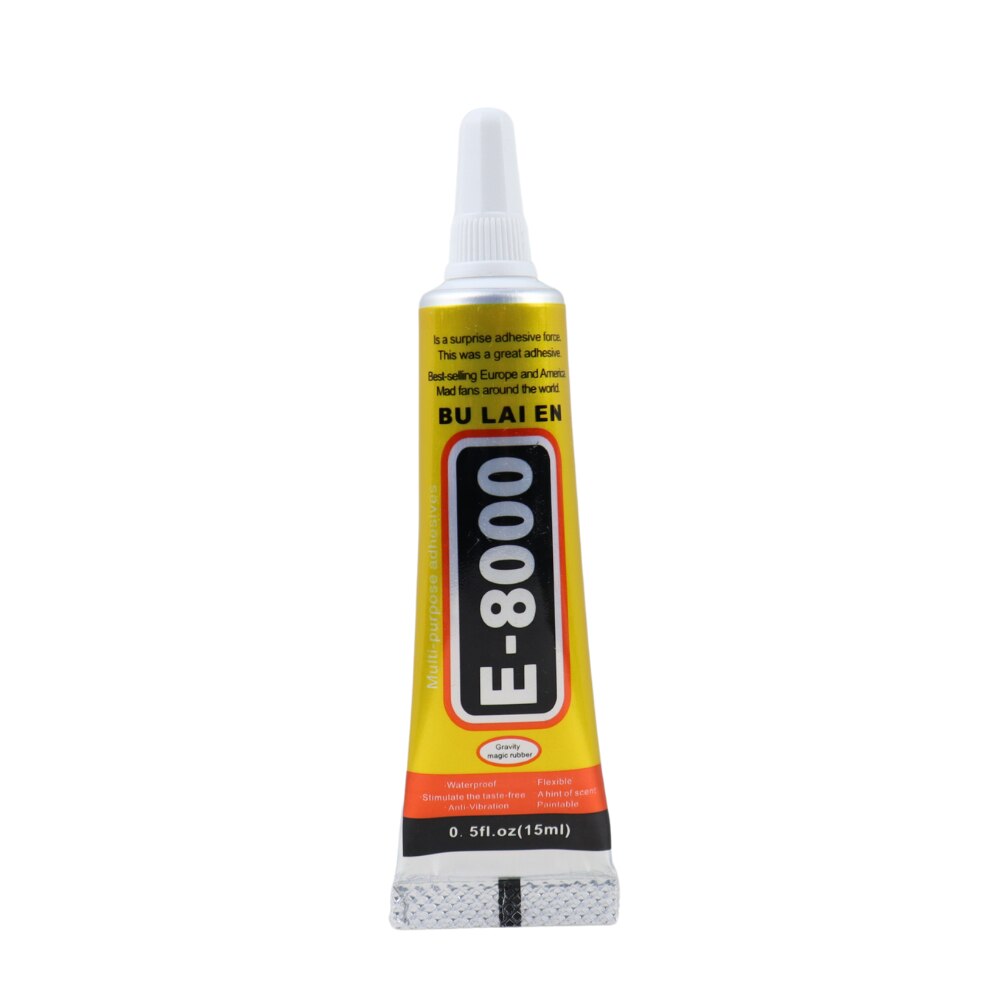 15ml 25ml 50ml 110ml bulaien  e8000 klar kontakt telefon reparation klæbende fiber klud gør-det-selv metal trælim med præcision applikator