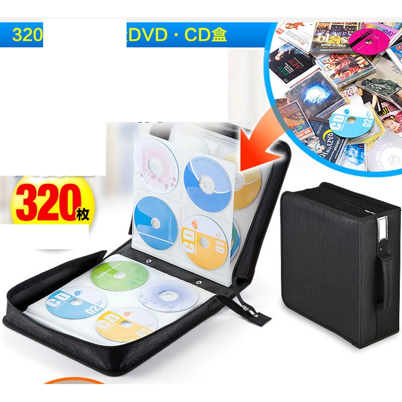 Ymjywl Cd Case 320 Disc Capaciteit Cd Box Cd Tas Voor Thuis Winkel Cd Case
