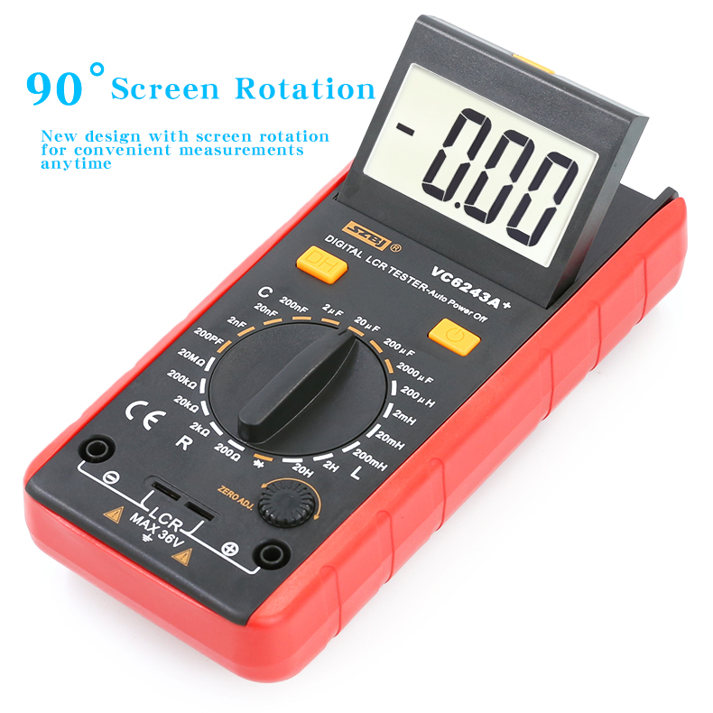 Medidor de inductancia SZBJ LCR VC6243A, instrumento especializado para medir inductancia, capacitancia y resistencia