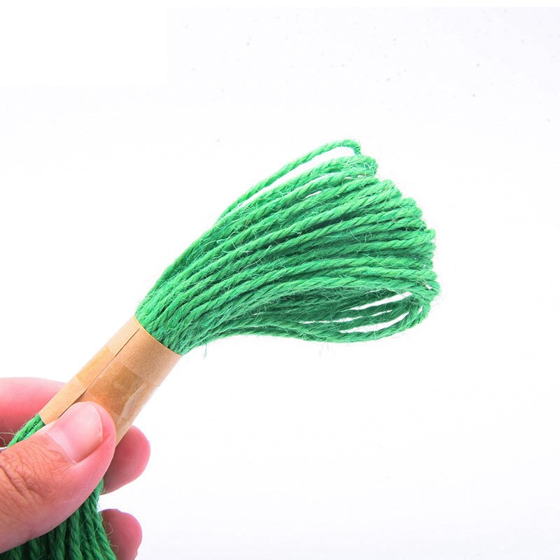 Color hemp rope 10mm rope hand-woven vase photo wall tag packaging bundle diy thickness wire rope