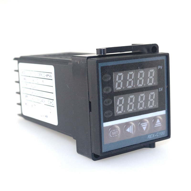 Ketotek Dual Digital PID Temperature Controller Thermostat REX-C100 thermocouple K SSR 40A SSR-40DA 110V 220V Programmable