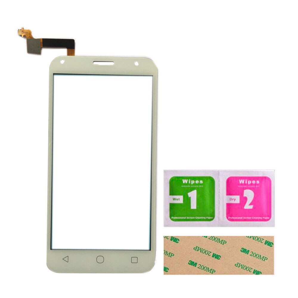 Pantalla táctil para Alcatel 5010, Sensor de Panel digitalizador, toallitas con pegamento 3M