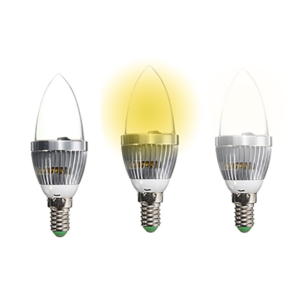 E14 3W RGB LED Color Changing Candle Light Lamp Bulb +Remote Control Kit