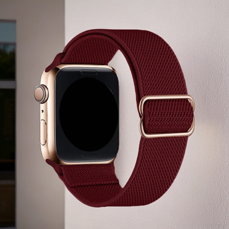 Nylon elastische band voor Apple Watch Band 45 mm 49 mm 44 mm 42 mm 41 mm 40 mm 38 mm Sportarmband Iwatch Ultra Series 8 7 6 5: S / GREEN BLUE