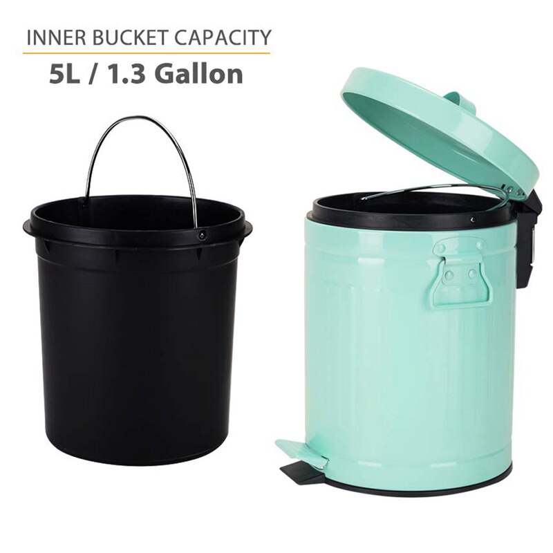 Large Bathroom Trash Bin Recycle Storage Baskets Trash Can Bedroom Office Suitable Cubo Basura Household Cleaning Dustbin E5