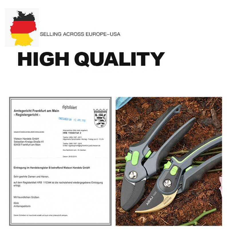 Plant Pruning Garden Shears Gardening Pruning Shears Can Trim Branches with A Diameter of 24mm. Scissors Hand Tools