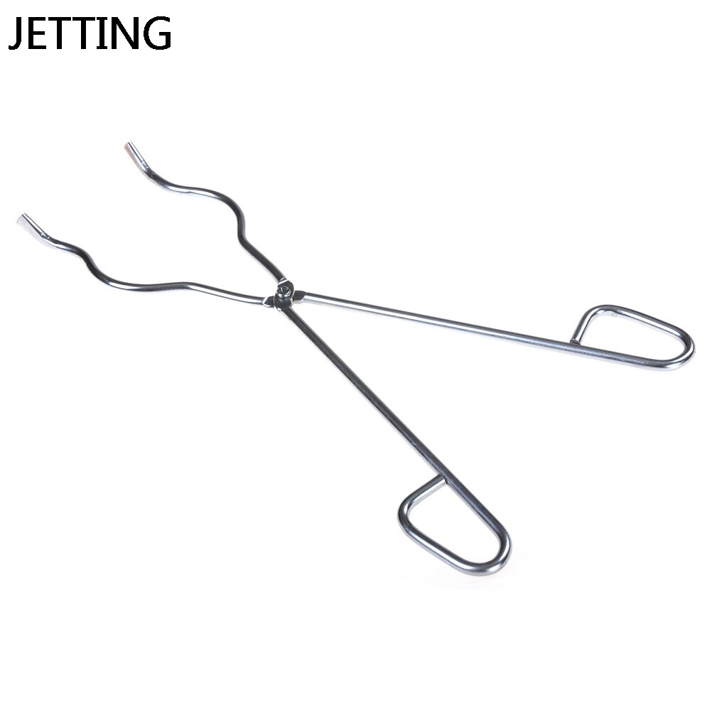 Pinzas de crisol de 50cm, soporte para plato de fusión, pinza de acero inoxidable, herramienta de fundición de Metal para laboratorio de instrumentos químicos