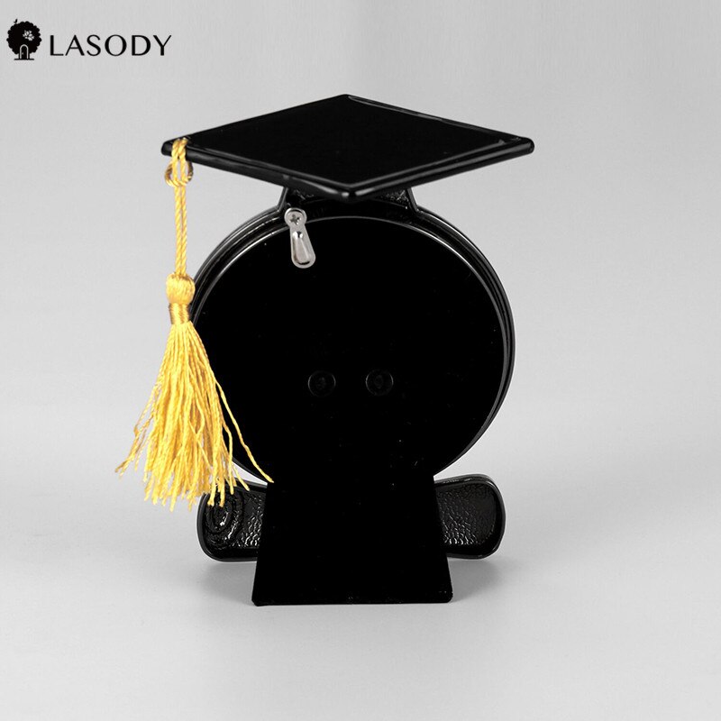 Lady Graduation Cap Picture Frame From Her Alloy Single-frame Metal Photo Frame Home Decor LASODY