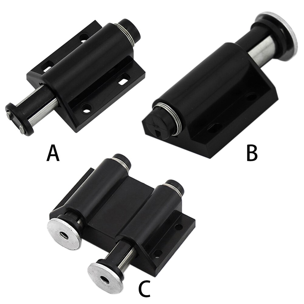 2 stücke Schublade verriegeln Schrank Stopper Schwarz Hause Schrank Fänge Magnetische prallt ab Küche Möbel Glas Tür Langlebig Kleiderschrank