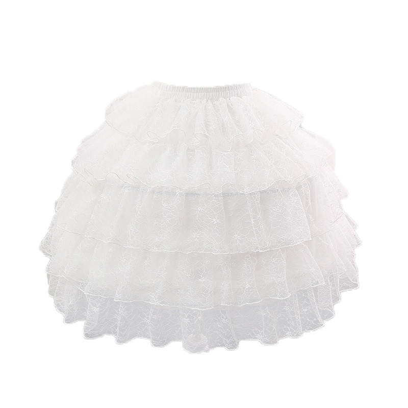 Super Puffy Lolita Hoop Petticoat Short Crinoline Cosplay Underskirt