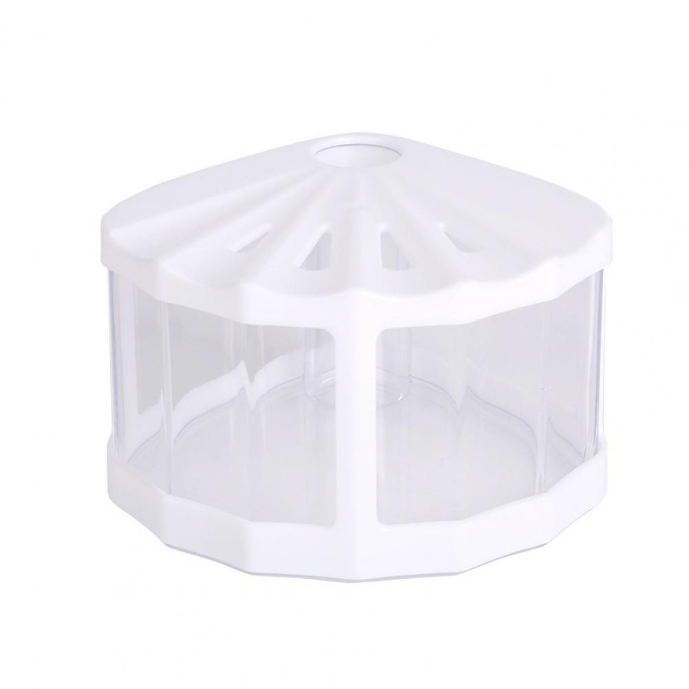 Exquisite Workmanship Small Betta Fish Tank Falling-proof Small Fish Tank Acid Proof Fish Breedi​ng Mini Aquarium Tank: White