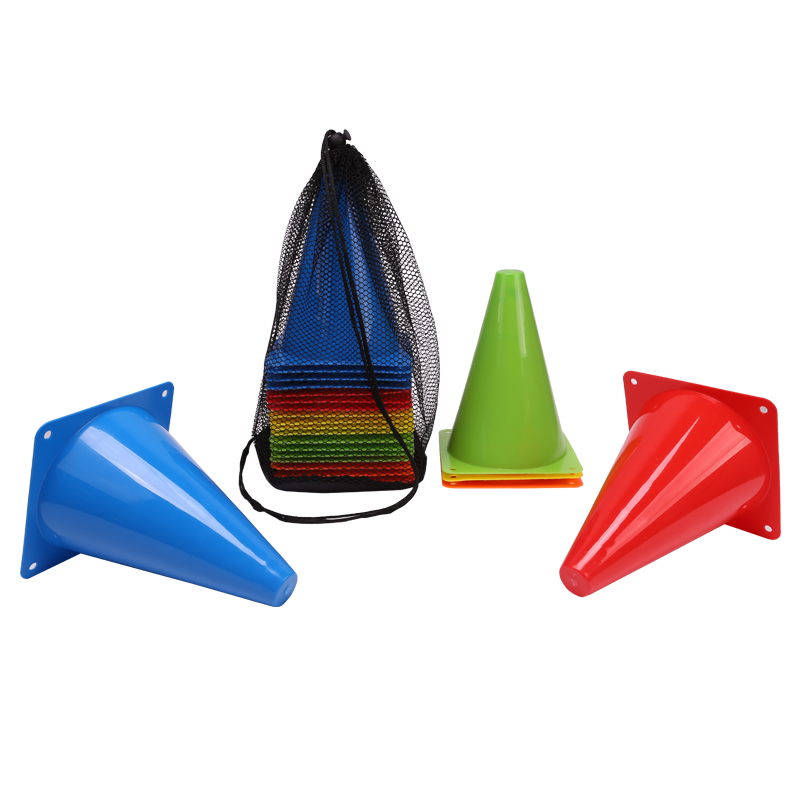 25 uds conos marcadores coloridos conos de entrenamiento de agilidad de fútbol conos marcadores de fútbol precio barato fútbol portátil