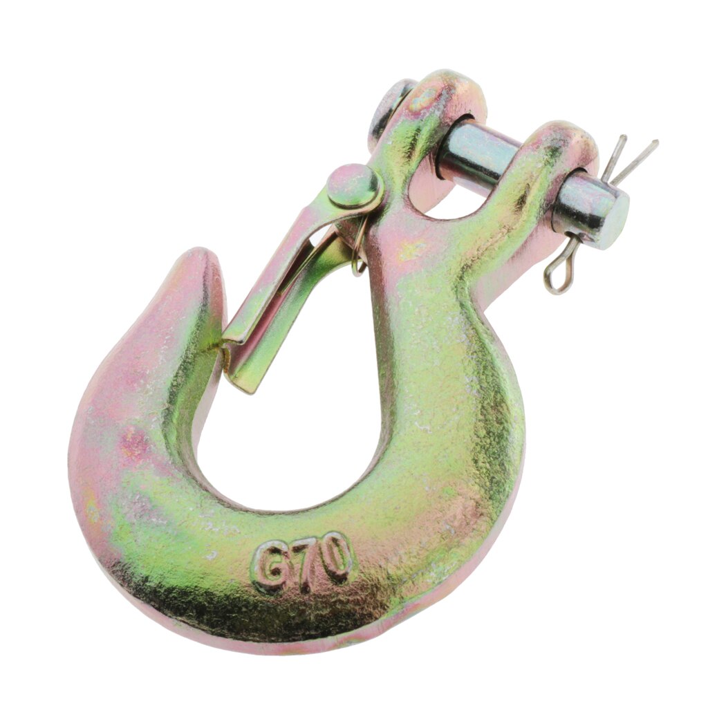 G70 1/4" Clevis Slip Hooks for ATV Quad Winch Cable Hook Tow Chain Towing