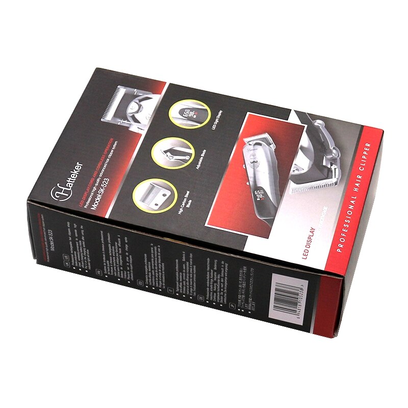 Men cord cordless tapering hair clipper fading blending barber electric hair trimmer rechargeable haircut machine