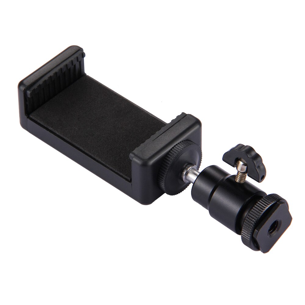 Pu214 universal 360 graus estável selfie vara montar suporte braçadeira sapato quente tripé cabeça para iphone smartphones