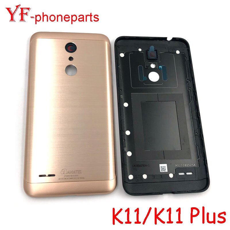 10Pcs Voor Lg K11 / K11 Plus Back Battery Cover Rear Panel Deur Behuizing Geval Reparatie Onderdelen