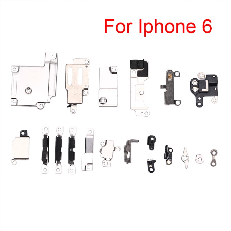 1 set Repair Replacement Parts for iPhone 5 5c 5s 6 6s plus 7 8 Holder Bracket Fastening Pad Spacer Full body inner Small Metal