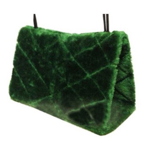 Jednokolorowe pluszowe ptaki wiszące jaskinia miękkie zimowe ciepłe klatka dla papugi hamak dla zwierzęcia domowego szczęśliwy szałjak zabawki ogrodowe materiały dekoracyjne: zielony