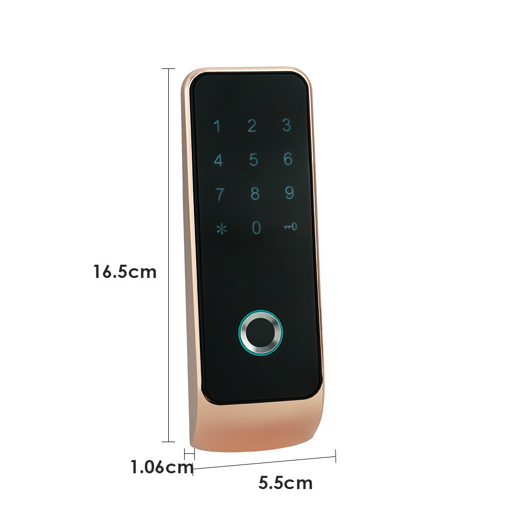 Smart Digital Password Fingerprint Lock Wardrobe Cabinet Box Security Lock