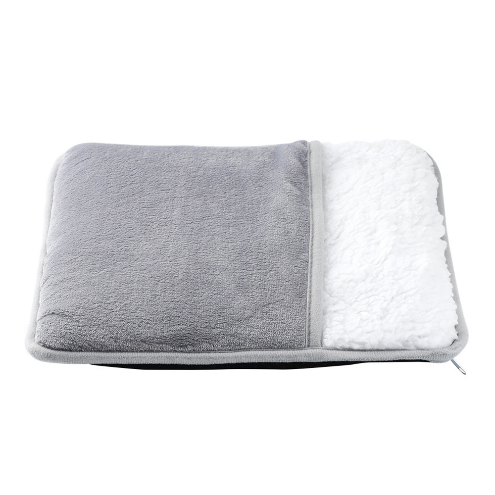 USB Elektrische Voet Verwarming Pad Voeten Warmer Verwarming Huishoudelijke Zachte Pluche Thermische Deken Voet Verwarming Mat Thuiskantoor Slaapkamer