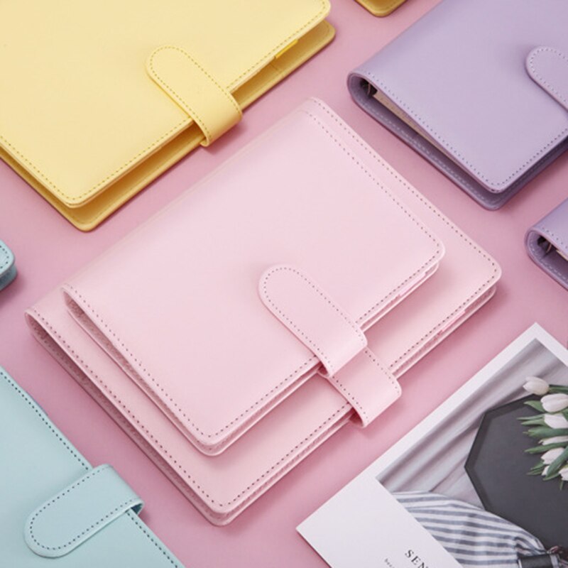 Classic Loose Leaf Ring Binder Notebook Planner Dagboek Notebook Cover Pu Leather Cover