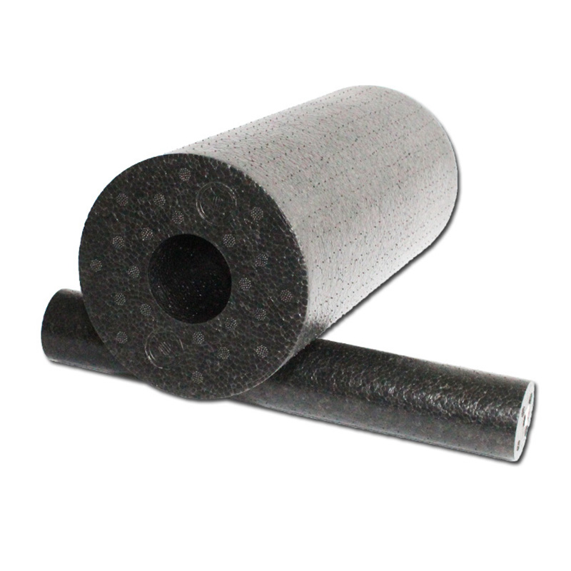 2 stks/set 33x14 cm EPP Schuim Roll Hoge Fitness Massage Roller Oefening Balans Yoga Baksteen Blok Gym Apparatuur zwart Sport
