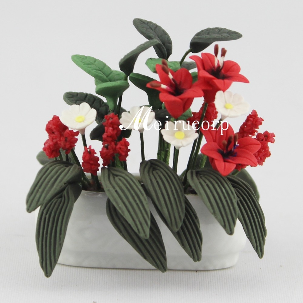 feine puppenstuben 1:12 waage Mini blume 2