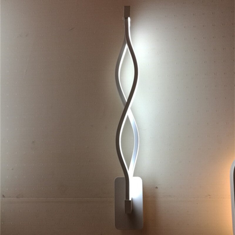 YIYANG Lampada LED Moderne Wand Licht Spiegel Lampe Leuchte Welle Acryl LED Weiß Lampe Wohnzimmer Esszimmer Flur Beleuchtung Luces