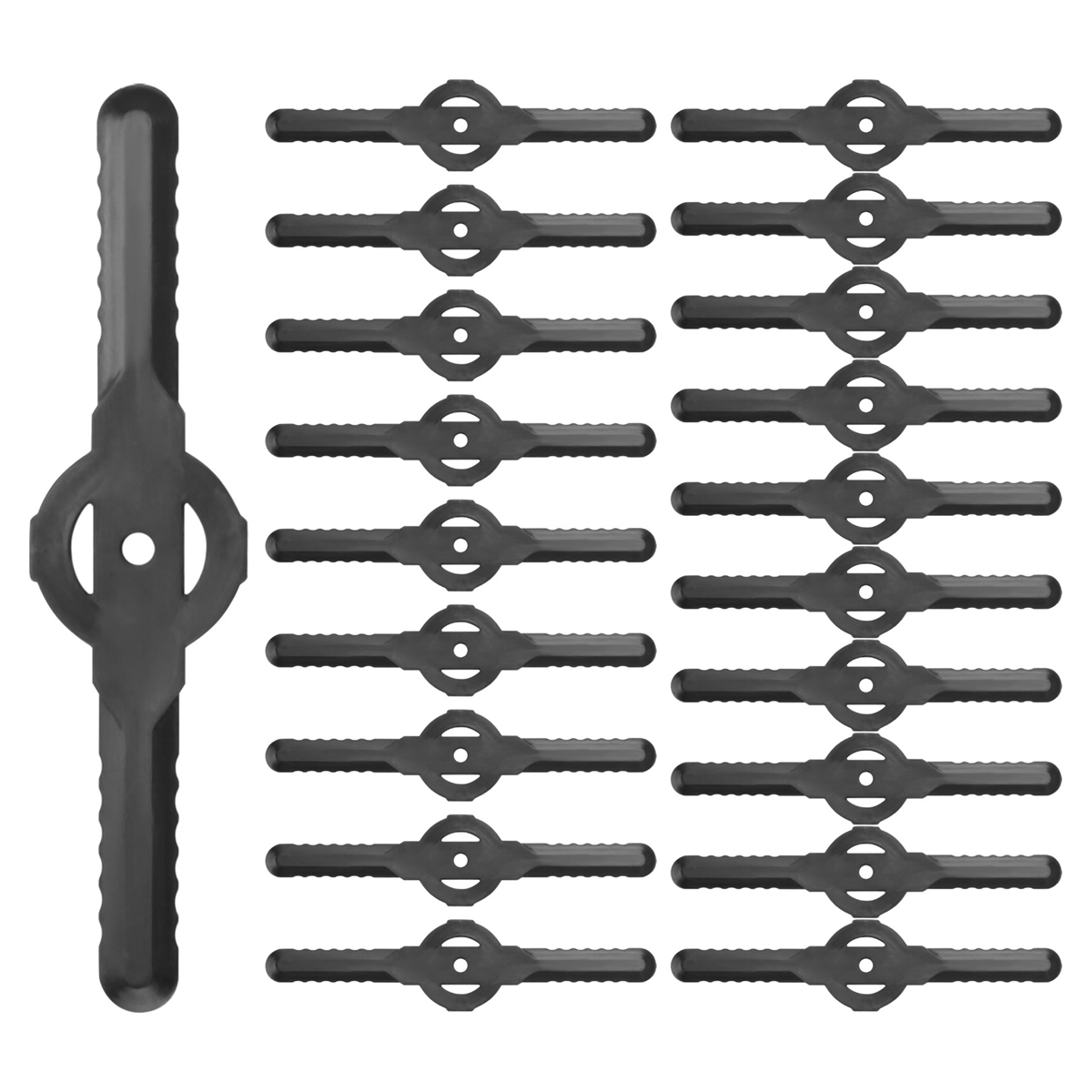 20 Stuks Plastic Grastrimmer Messen Grasmaaier Blade Draadloze Trimmer Tuin Gereedschap Grasmaaier Trimmer Accessoires