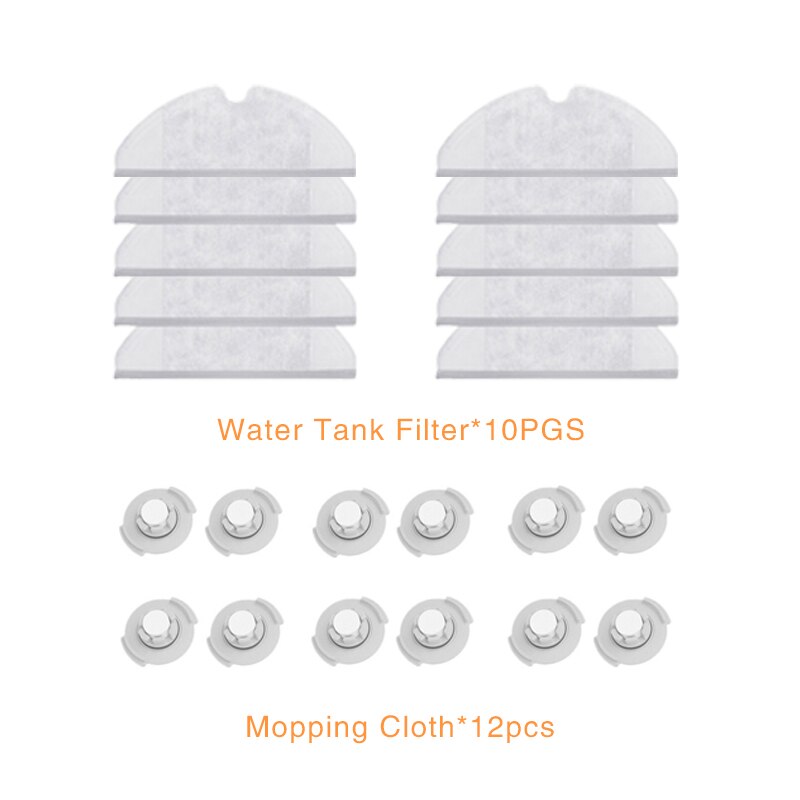 Filtros de tanque de agua para mopa, accesorios, para Xiaomi Roborock S50, S51, S55, S6, S5: 8