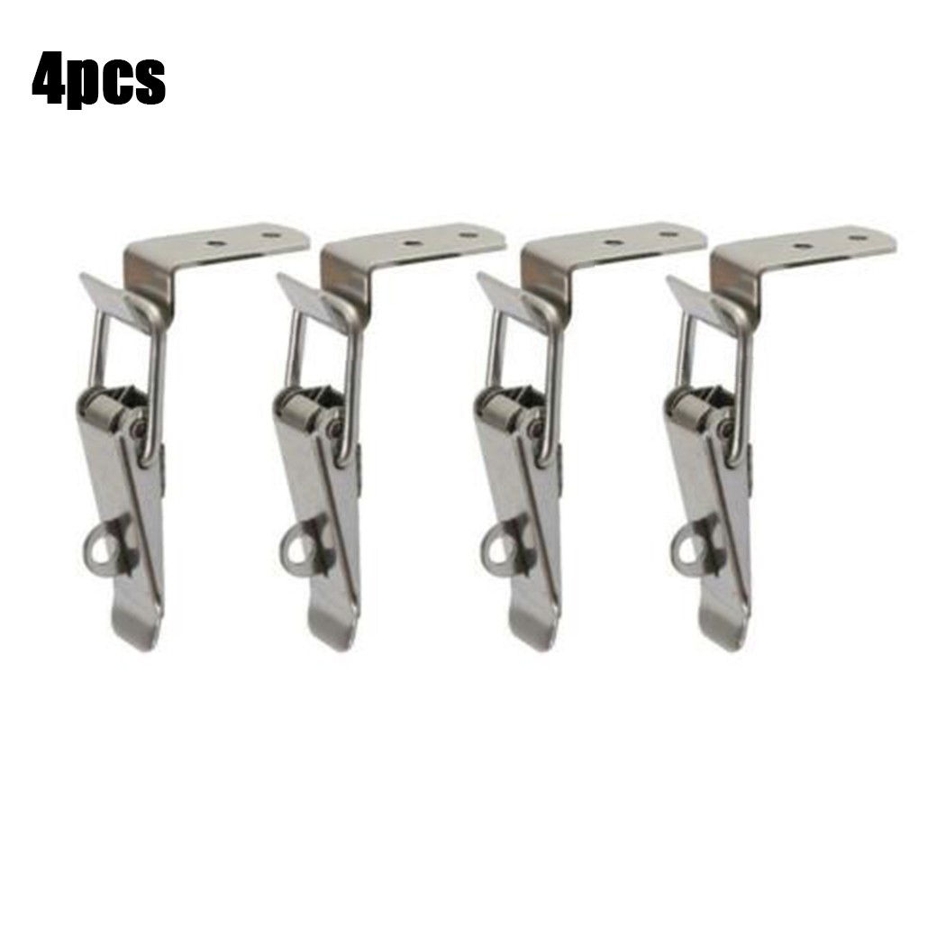 Replace Latch Loaded Set Silver Spring Stainless Steel Toggle Tools 4pcs