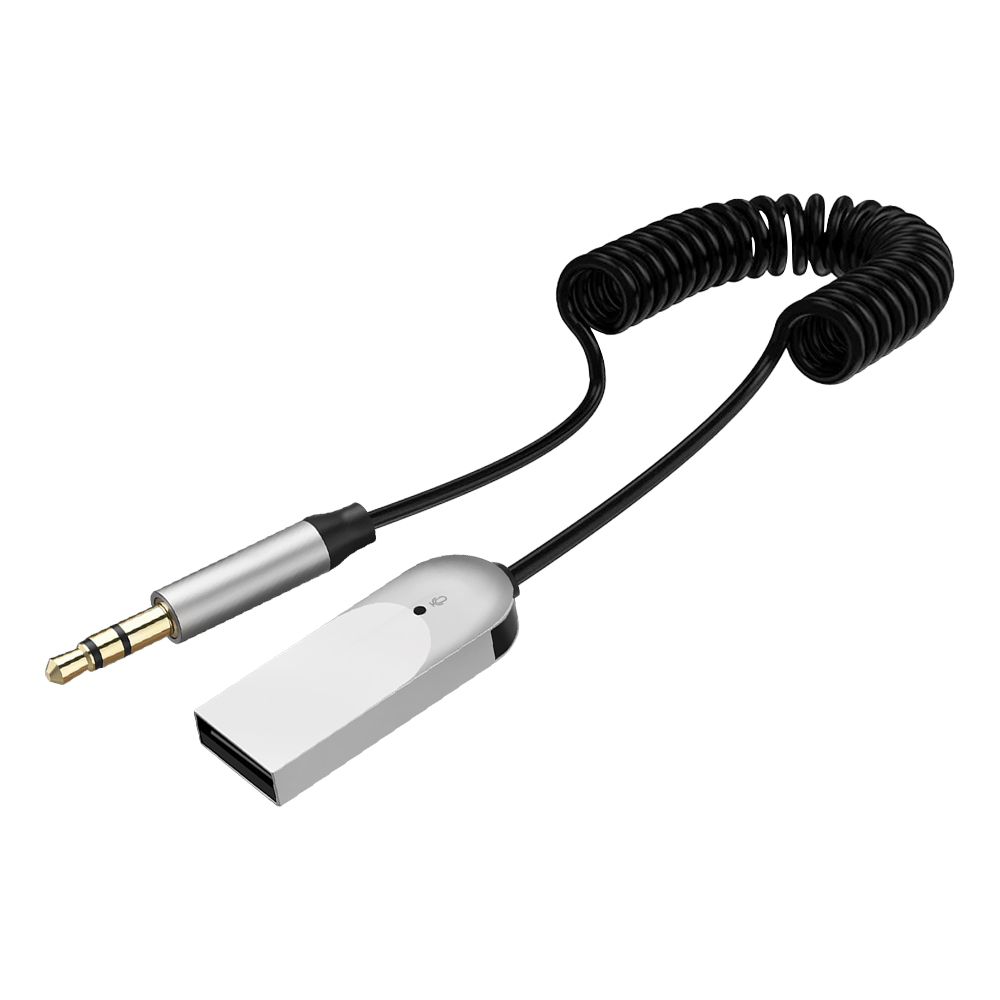 Usb bluetooth 5.4 -mottaker aux bluetooth-adapter for bil 3.5mm- jack høyttaler auto håndfri bilstereo musikksender: Default Title