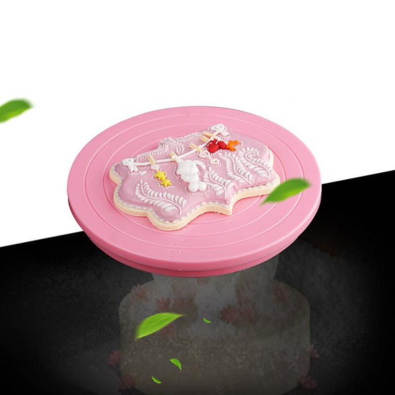 Food Grade Plastic Taart Draaitafel Diy Fondant Pan Bakvormen Gereedschap Cake Decorating Dessert Tafel Keuken Bakken Accessoires