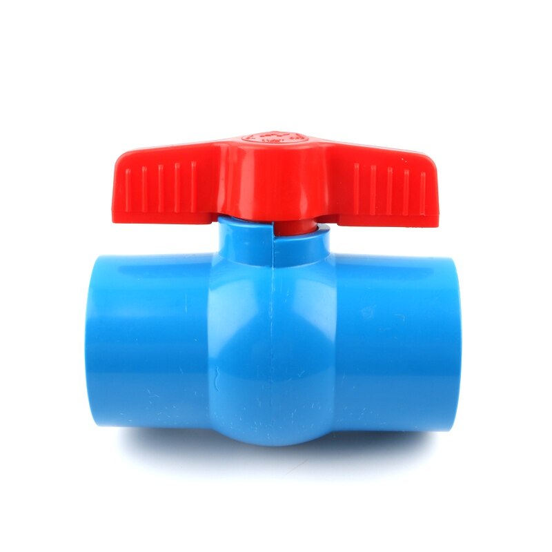 1 Pc Pvc 1 1/2 "X 1 1/2" Draad, 50 Mm Tot 50 Mm Kogelkraan Slip Shut Handvat Valve Pvc Water Buisleidingen Sanitair Buis Connector