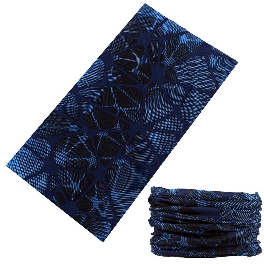 Green Bandanas Future Geometry Sports Headbands For Woman Man Balaclava Funny Face Mask Cycling Neck Scarf: Burgundy